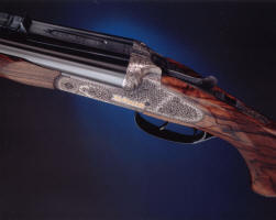 Barry Lee Hands engraved for John Rigby and co, in traditional rigby style copyright 2008