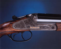 Barry Lee Hands engraved for John Rigby and co, in traditional rigby style copyright 2008
