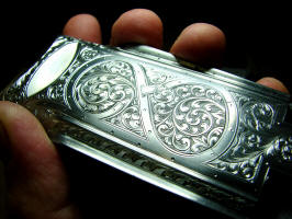 John Wilkes engraved in Holland and Holland style by Barry Lee Hands copyright 2008